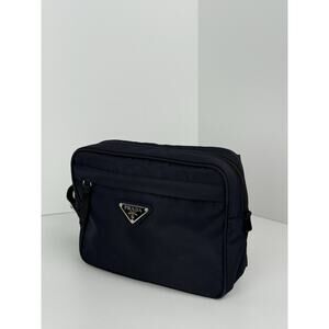 PRADA Re-Nylon Dark Navy Men's Belt Bag